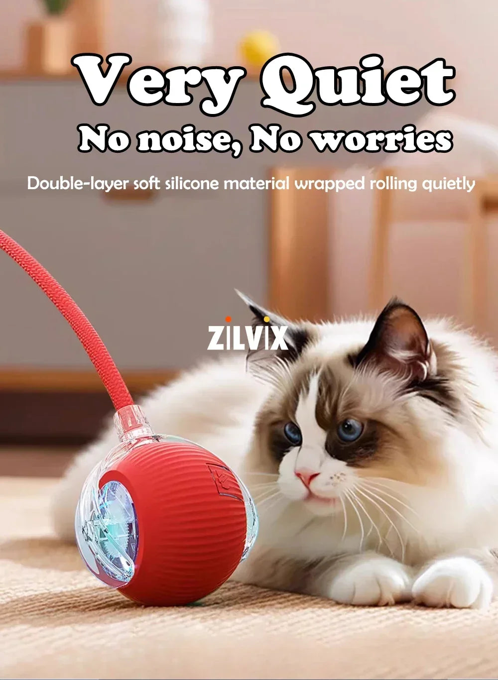 interactive robotic pet ball toy